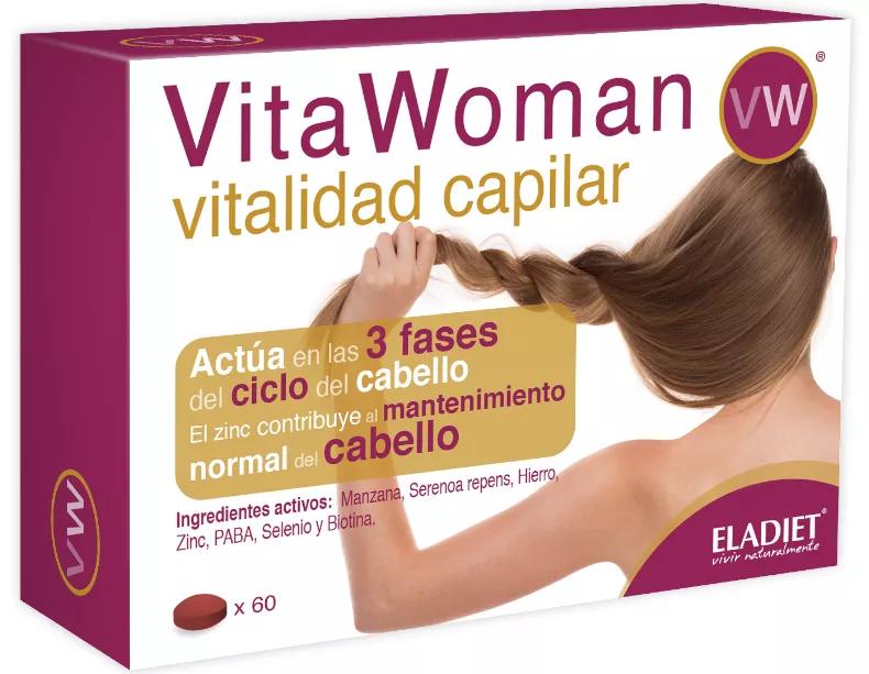 Eladiet Vita Woman Vitalidad Capilar 60 Comprimidos