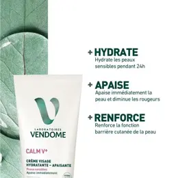 Laboratoires Vendôme - Crème Visage Hydratante - Apaisante CALMV+ 50ml