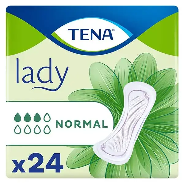 TENA Lady Serviette Hygiénique Normal 24 unités