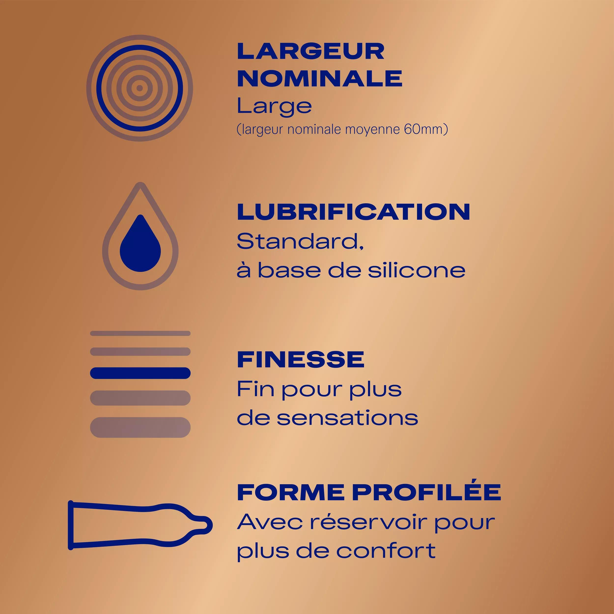 Lot De 50 Préservatifs Avec Réservoir - Latex Neutre - Envoi Depuis La France