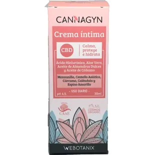 Webotanix Cannagyn BIO CBD Creme Íntimo 30 ml