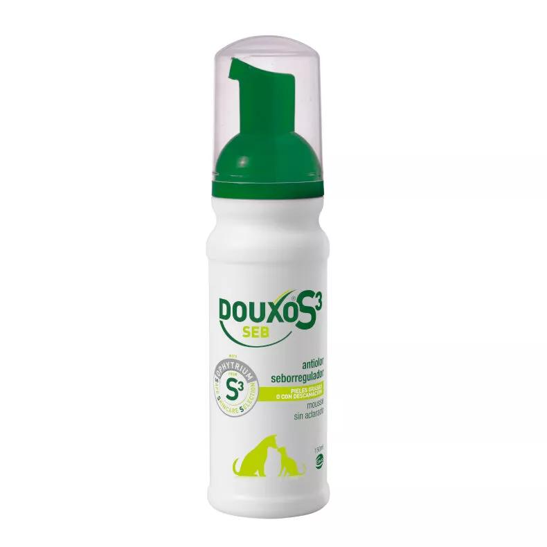 Douxo S3 Seb Mousse Anti-odeur et Régulatrice de Sébum pour Chien et Chat 150 ml