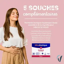 Vitavea Ultrabiotique Instant Ralentit le transit 10 gélules végétales