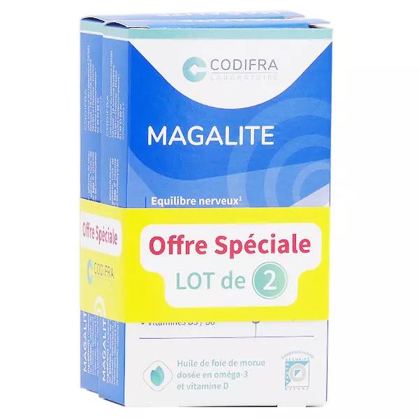 Codifra Magalite Estrés y Fatiga Lote de 2 x 40 cápsulas