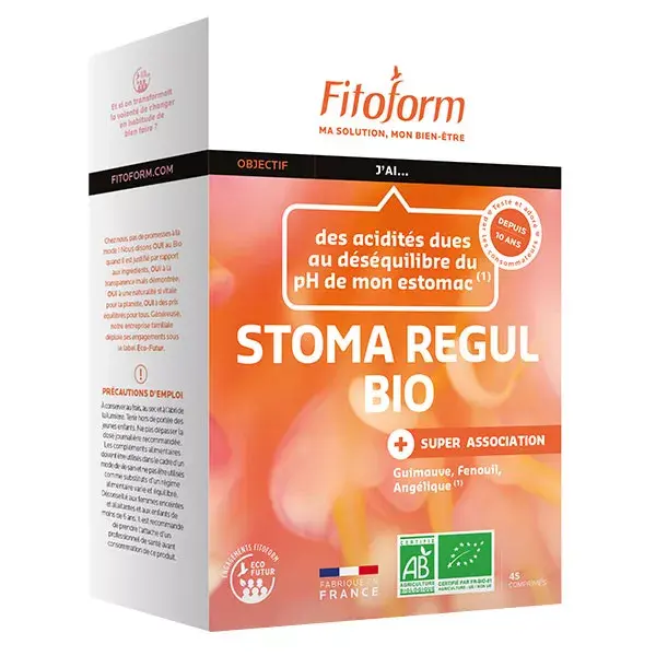 Fitoform Stoma Régul Bio 45 comprimés