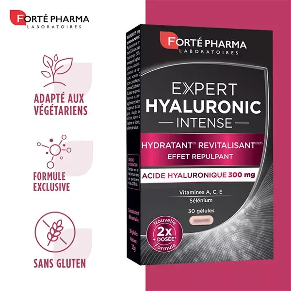 Forté Pharma Expert Hyaluronic Intense 30 gélules | Pas cher