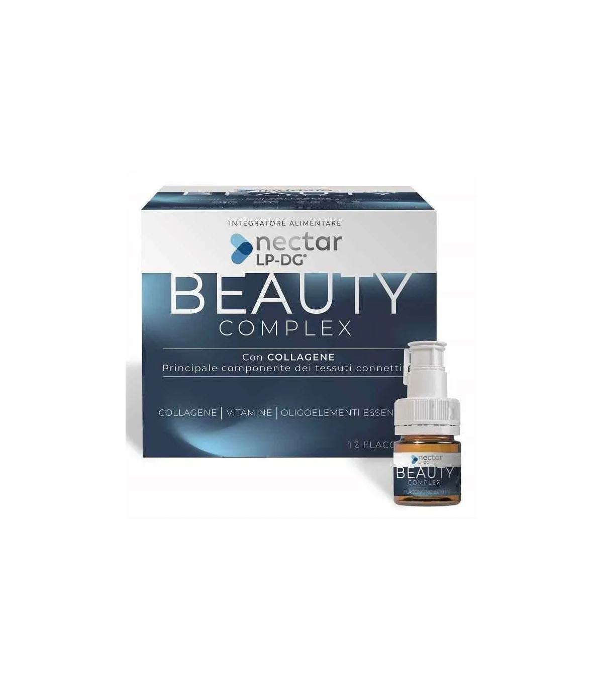 Nectar LP-Dg Beauty Complex Integratore A Base Di Collagene 12 Flaconcini 10 ml