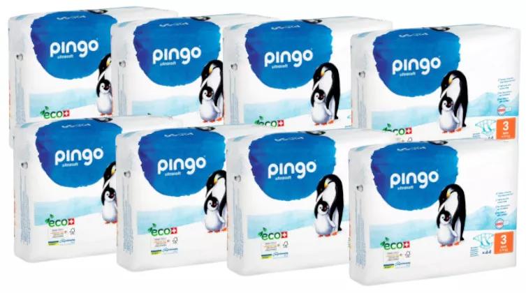 Pack de Fraldas Pingo tamanho 3 (4-7 kg) 8x44 uni.