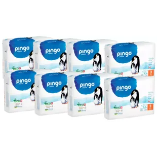 Pingo Pack Fraldas Tamanho 3 (4-7 kg) 8x44 unidades