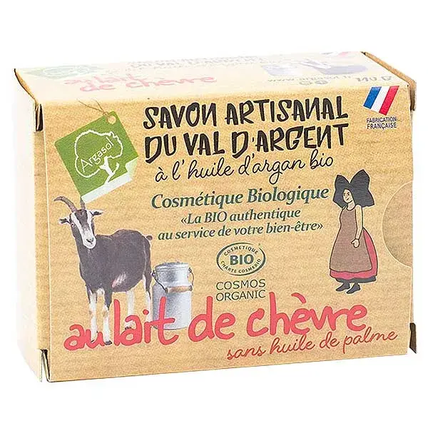Argasol Savon Artisanal du Val d'Argent Lait de Chèvre Bio 140g