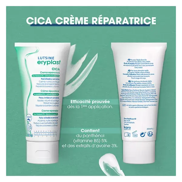 Lutsine Eryplast Cica Vegan Repair Cream 100ml