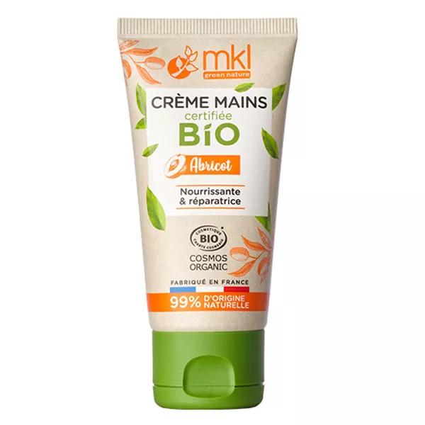 MKL Green Nature Organic Apricot Hand Cream 50ml | French Parapharmacy