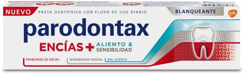 Parodontax Dentifrice Gencives + Blanchiment de l'haleine et de la sensibilité 75 ml