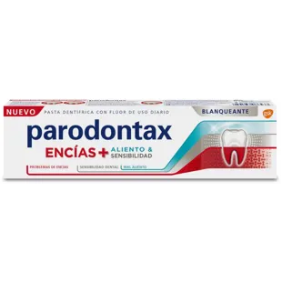 Parodontax Pasta Dentífrica + Branqueador de Respiração e Sensibilidade 75 ml