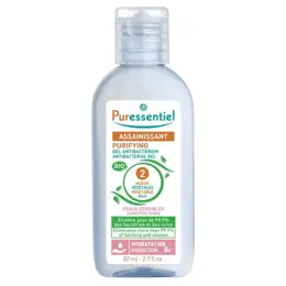 Puressentiel Assainissant Gel Antibactérien Peaux Sensibles aux 2 Huiles Végétales 80ml