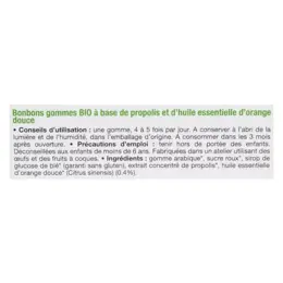 Ladrôme Propolis Gommes Orange Bio 45g