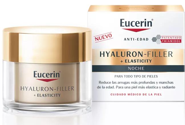 Eucerin Hyaluron Filler Elasticity+Filler Noite Anti-envelhecimento 50ml