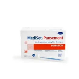 MEDISET© DETERSION - Set de pansement pour plaies chroniques - Boîte de 5