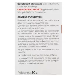 Arkopharma Cys-Control Canneberge 20 sachets