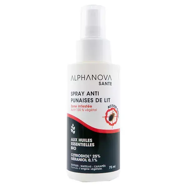 Alphanova Health & Environment Anti-Bed Bug Spray 75ml