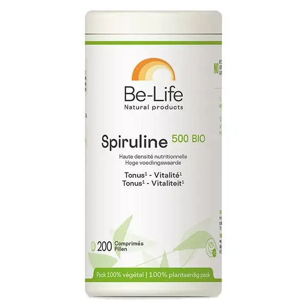 Be-Life Spiruline 500 Bio 200 comprimés