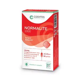 Codifra Normalite 1000 Ginseng et Vitamines 30 gélules