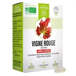 Dayang Vigne Rouge Bio Jambes Légères 15 gélules