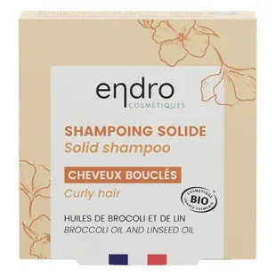 Endro Shampoo Solido per Capelli Ricci 100% Origine Naturale 85 ml