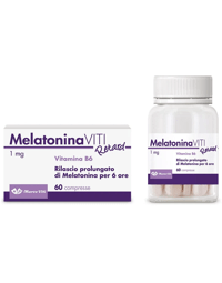 Melatonina Viti Retard 1mg Integratore Sonno 60 Compresse