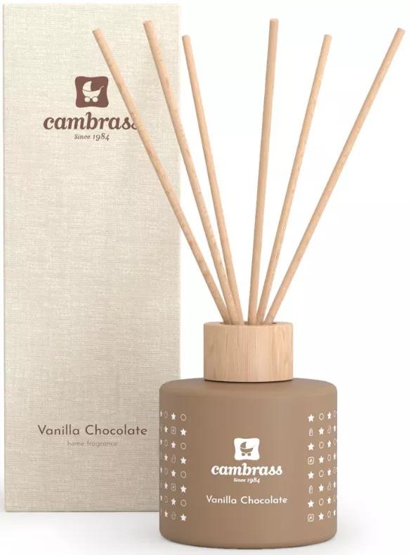 Cambrass Diffuser Mikado Star Vanille Chocolade 6,4x6,4x7,8 cm 100 ml