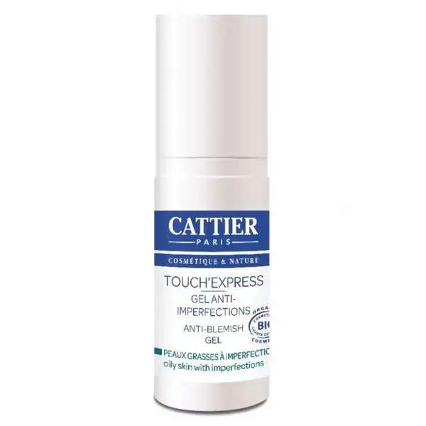 Cattier Crème & Soin Hydratant Gel Anti-Imperfections Touch'Express Bio 5ml