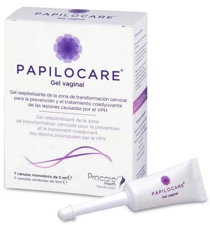 Papilocare Vaginal Reepithelializing Gel 7 units x 5 ml