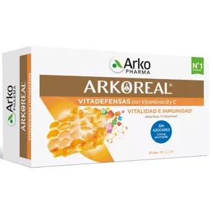 Arkopharma ArkoReal Vitadefensas Vit. B y C SIN AZÚCAR 20 Ampollas