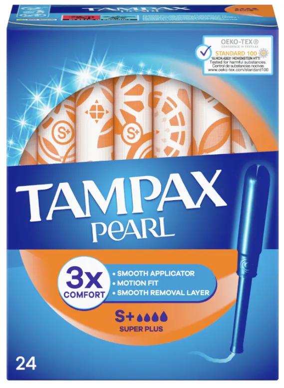 Tampax Pearl Super Plus Tampons 24 unités