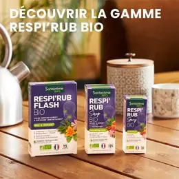 Santarome Bio - Respi'Rub Flash Bio - Nez Gorge - 15 comprimés