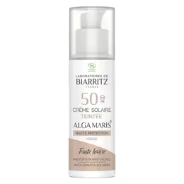 Laboratoires de Biarritz Soins Solaires Crème Teintée SPF50 Ivoire Bio 50ml