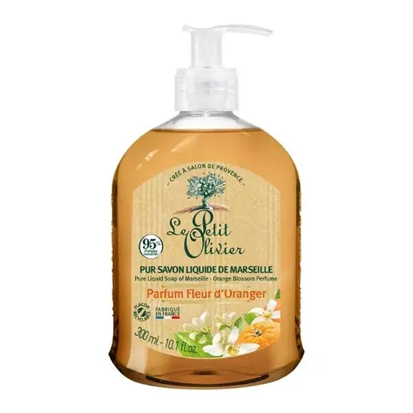 Le Petit Olivier - Pure Marseille Liquid Soap - Orange Blossom 300ml