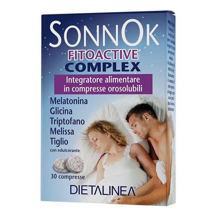 Sonnok Fitoactive Complex Integratore Sonno 30 Compresse