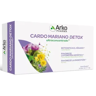 Arkopharma Cardo Mariano Detox Ultraconcentrado 20 Ampollas