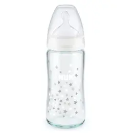 Nuk Biberon First Choice+ Température Control Verre +0m Étoile 240ml