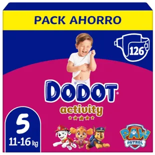 Dodot Activity Diapers Box XXL T5 (11-16 kg) 126 units