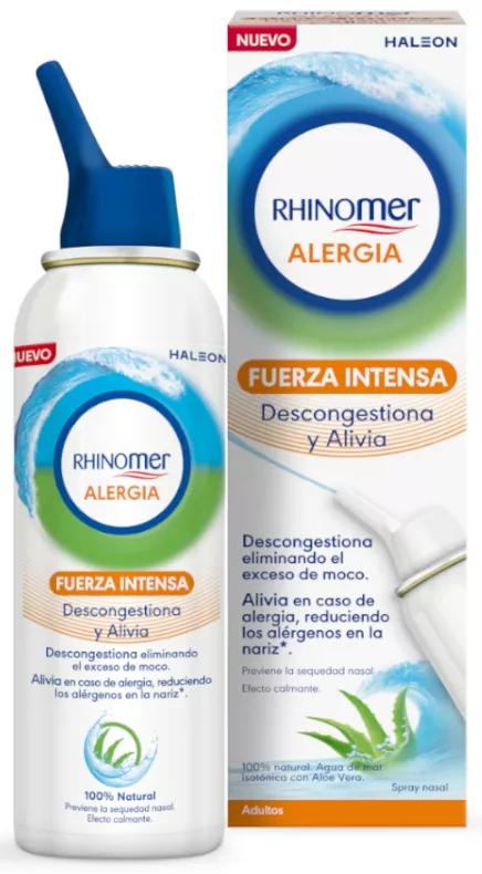 Rhinomer Alergia Spray Nasal 100% Natural Fuerza Intensa Adultos 100 ml