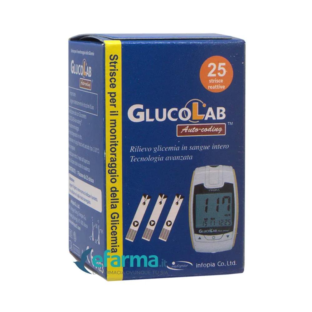 Svas Biosana Glucolab AutoCoding Strisce Reattive Glicemia 25 Pezzi