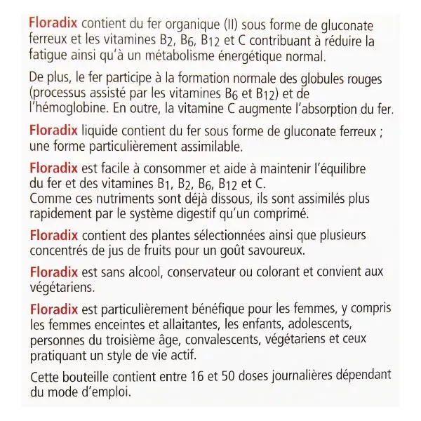 Salus Toniques Floradix Ferro + Piante Integratore Alimentare 250ml
