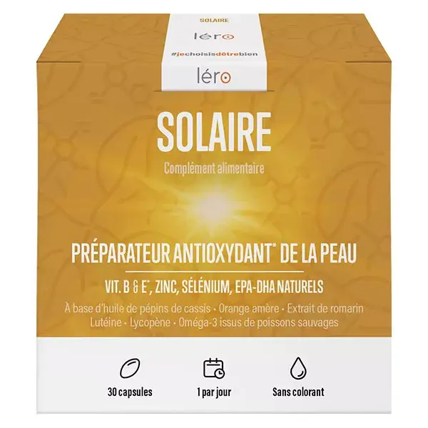 Cpsulas de solar piel sensible 30 Lero