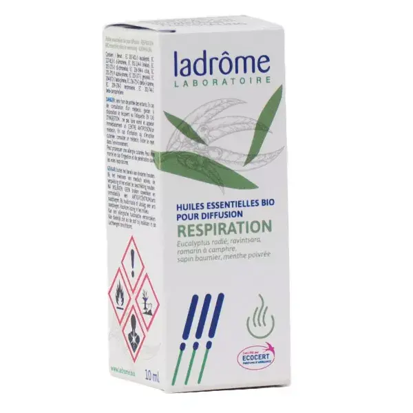 Ladrome Organic Essential Oil Diffusion for Respiration 10ml