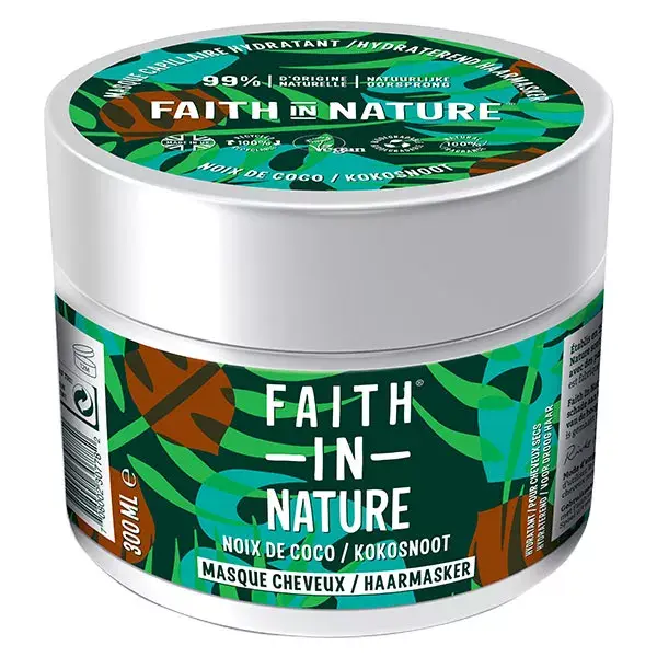 Faith In Nature Masque Cheveux Noix de Coco 300ml