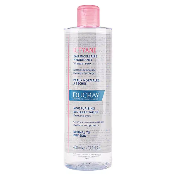 Ducray Ictyane micellar water moisturizing face and eyes 400ml