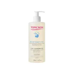 Topicrem Soins Bébé Bio Gel Nettoyant 2 en 1 500ml