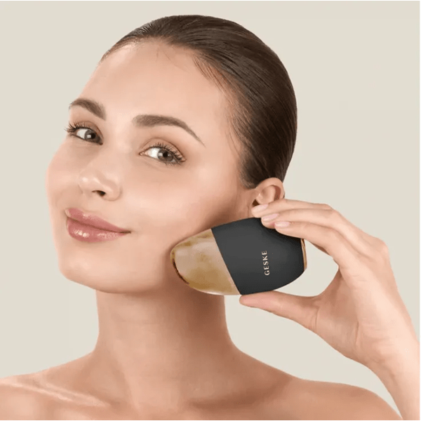 Geske Cool &amp; Warm 7-in-1 Augen- und Gesichtsmassagegerät Schwarz